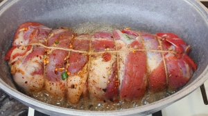 Просто заверните мясо в рулет! Такое вы ещё не ели! Гости в восторге!