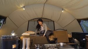 КАМПИНГ ПОД СИЛЬНЫМ ДОЖДЁМ С НОВОЙ ПАЛАТКОЙCAMPING IN HEAVY RAIN WITH A NEW TENT