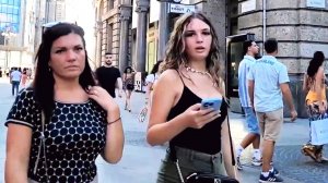 🇮🇹 Милан Италия девушки из центра города 🇮🇹