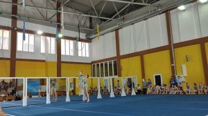 ЖП 1 юношеский, Клепикова - Амелия - Слюсарь Полина, КСШОР, Комбинированное упражнение