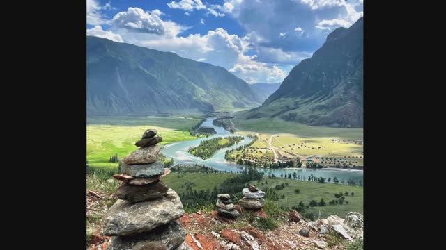 Алтай 2023 - Часть 4.  Стоянка в долине реки Чулышман.