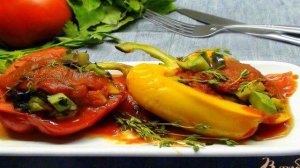 Фаршированные перцы а-ля Рататуй.