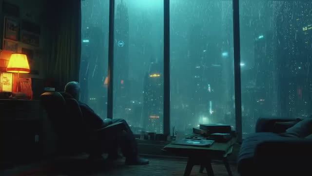 Being  _  Relaxing Blade Runner Vibes Soundscape