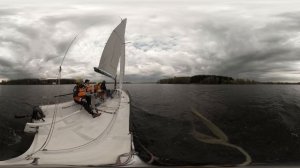 Маршрутная гонка на лодках Ракета 670 парусного клуба Бодрый ветер на Пироговском водохранилище.