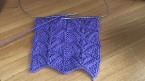 Очень красивый узор спицами для ваших изделий