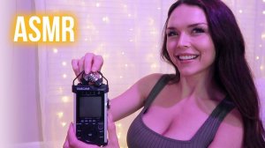 HeatheredEffect ASMR // Царапины на микрофоне Tascam и деликатное прикосновение к микрофону