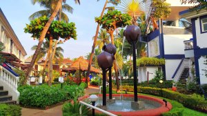 ГОА-24г. Отель "Santana Beach Resort". Территория отеля. Заключительный день.