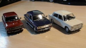 1/43 Ваз 2101 Ваз 2103 Ваз 2106 от DeAgostini (Автолегенды СССР)