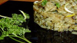 Рис со шпинатом