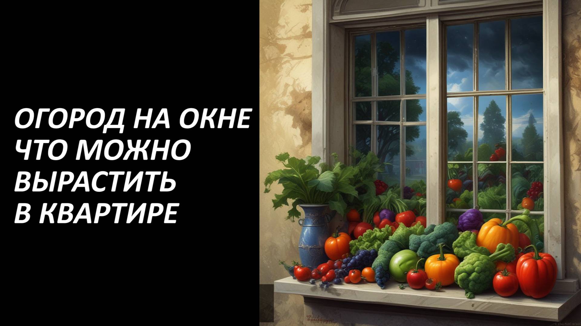 Овощи для квартиры. Мелотрия, редис, огурцы, помидоры, АРБУЗ и другое