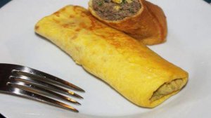 Блины с печенью и желудками