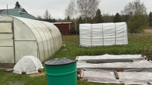 01-03.05.2025 Недобрые майские. Рассаду на фитиль, прогреваю грядки и парник