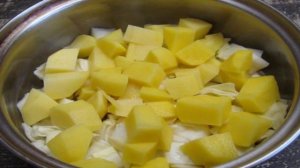 Гарнир из картофеля с капустой