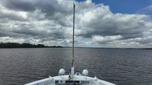 На теплоходе по Волге, завораживающий таймлапс
