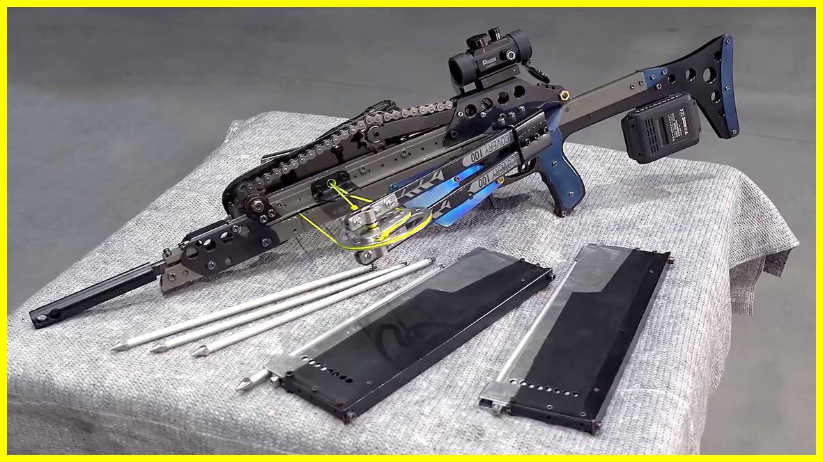 Электромеханический самозарядный арбалет. смотреть онлайн