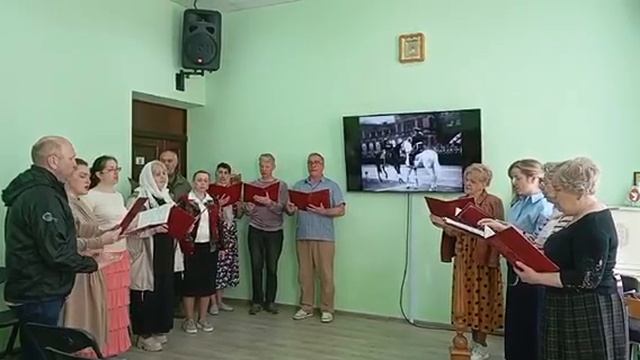 МУЗ.А.УРУТЮНОВА, СЛ.В.СЕМЕРНИНА "ПОБЕДА"🎉🎶ИСП.: ХОР СВЯТО-НИКОЛАЕВСКОЙ ЦЕРКВИ. СОЛИСТ ИЛЬЮК В.В.