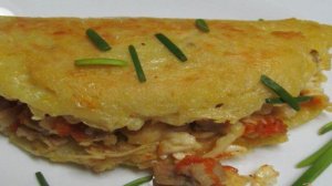 Брамбораки с начинкой