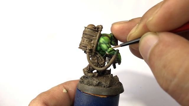 How to paint Ork skin смотреть онлайн