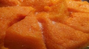 Десерт из тыквы и горького шоколада