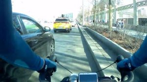 на велосипеде по Москве