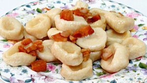 Галушки сытные с картофелем