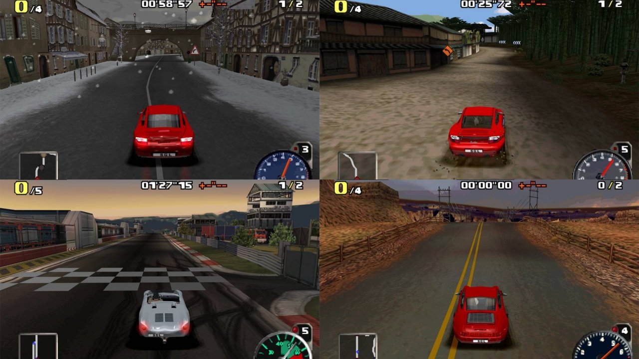 Need For Speed: Porsche Unleashed (PS1) - Все Гоночные Трассы