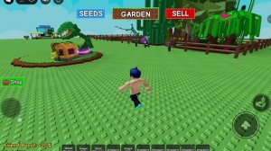 вырости сад 1ч roblox
