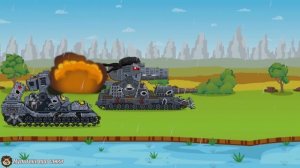 Мега танки против Босса - ЦАРЬ БОСС - Мультики про танки