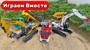 Машинки Мультики 🚒 Приключения грузовиков: спасательная миссия в песке 🚒 Видео для детей
