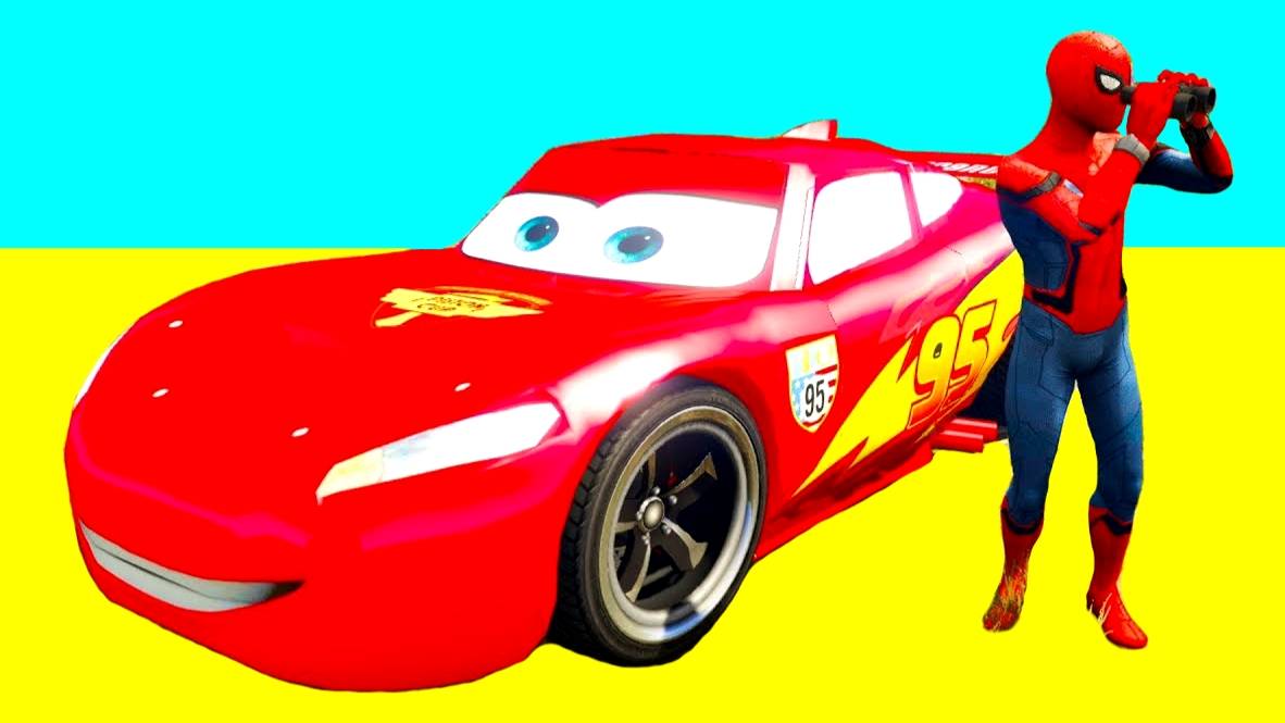 Мультики для детей с Тачками Молния Маккуин Человек-паук и друзья для детей Мультфильм для детей