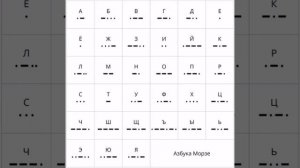 азбука морзе
