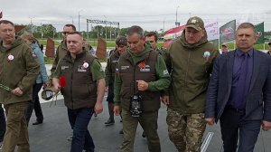 Военкор Первого канала Дмитрий Кулько участвует в акции "Огонь памяти"