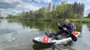 Аэросапборд и подкатное кресло. 🤓✌️👍