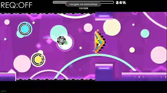 Чищу уровни и прохожу демоны [Geometry Dash] смотреть онлайн