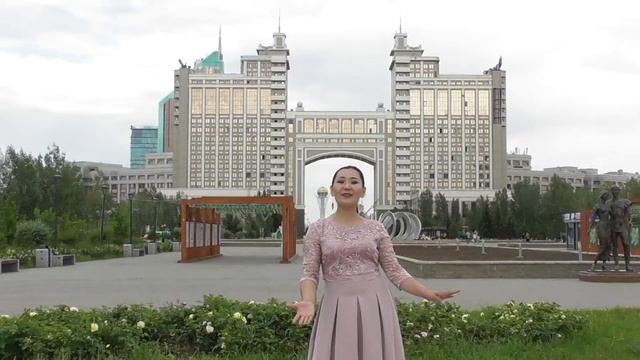 "Ару қалам Астанам"  орындайтын Аида Әбілқасымова смотреть онлайн