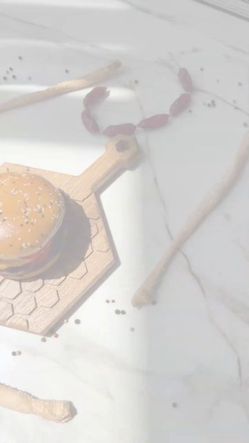 Доска для мяса и бургера