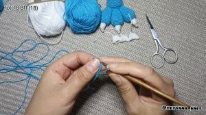 Часть 2. МК "Дракон в худи" (вязаная игрушка). Когти, пальчики.