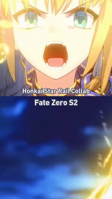 Saber Excalibur Honkai Star Rail & Fate Zero side by side #saber #honkaistarrail