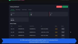 ⚡PUMP.FUN BOT TUTORIAL. HOW TO USE THE PUMP.FUN TRADING BOT LIVE ACTION ⚡