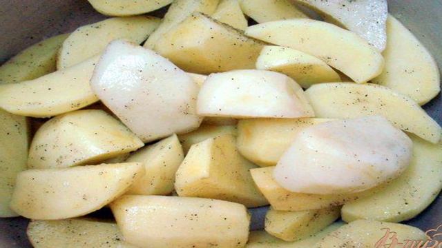 Куриные голени  запеченные с картофелем