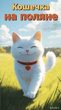 🐱 Кошечка на полянке 🌼 — Весёлое приключение!