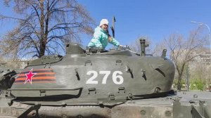 Танковый парадиз в сквере