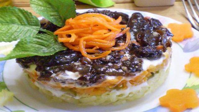 Грибной салат