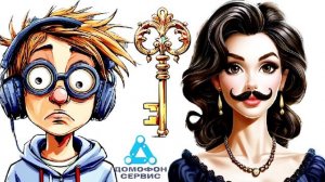 Мошенник из "Домофон-Сервис" хочет вручить мне 2️⃣ ключа, вместо 1️⃣ 🗝🥸😂