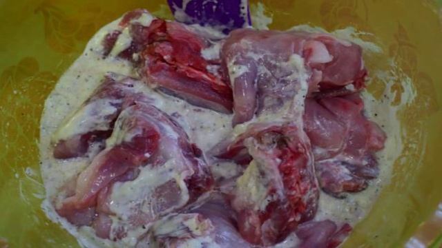 Крольчатина с картошкой в духовке