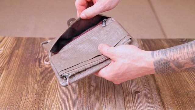 Обзор кожаного женского кошелька KARYA 20998 смотреть онлайн