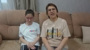 Видеоблагодарность мамы Алины Каримовой