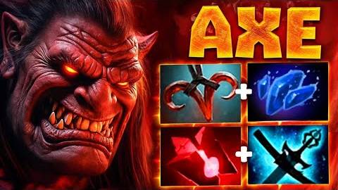 АКС без ТОРМОЗОВ на 15.000 ММР   Cвежий БИЛД - Axe Dota 2  [Аналитика ошибок]