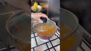Вкусный супчик из красной чечевицы