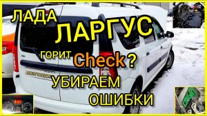 Прошивка Лада Ларгус 1.6 16 клапанов. Убираем ошибки ЭБУ М86 8450009524. Нестандартный подход.